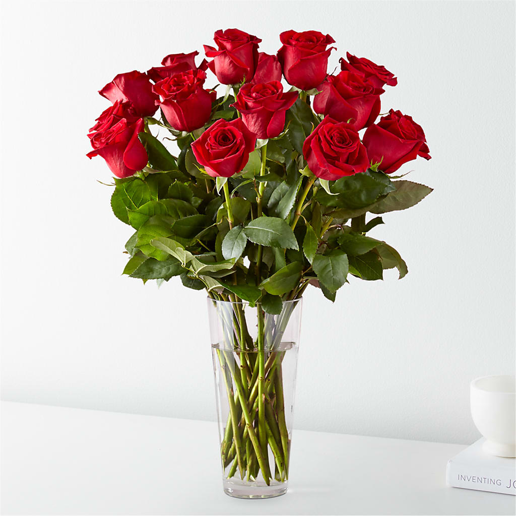 Long Stem Red Rose Bouquet – Flowers By Helen, Forsyth GA