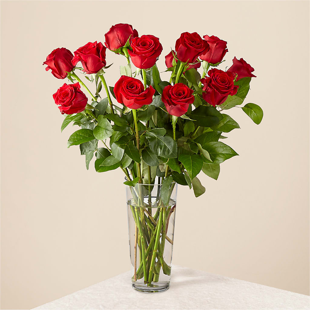 Long Stem Red Rose Bouquet – Flowers By Helen, Forsyth GA