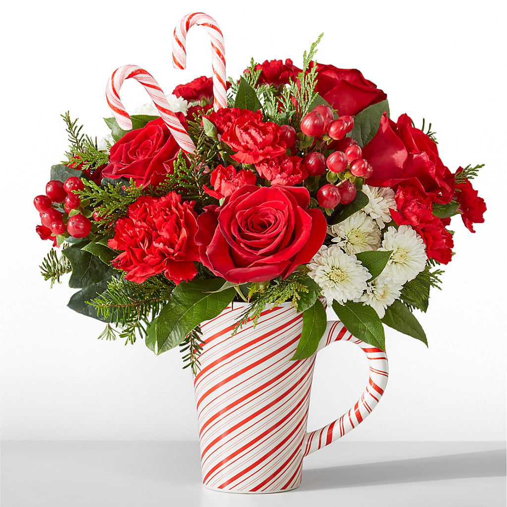 Peppermint Swirl Mug – Flowers By Helen, Forsyth GA