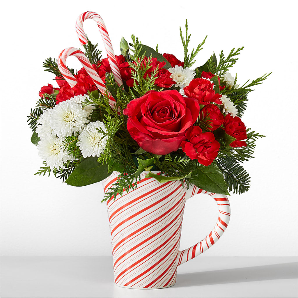 Peppermint Swirl Mug – Flowers By Helen, Forsyth GA
