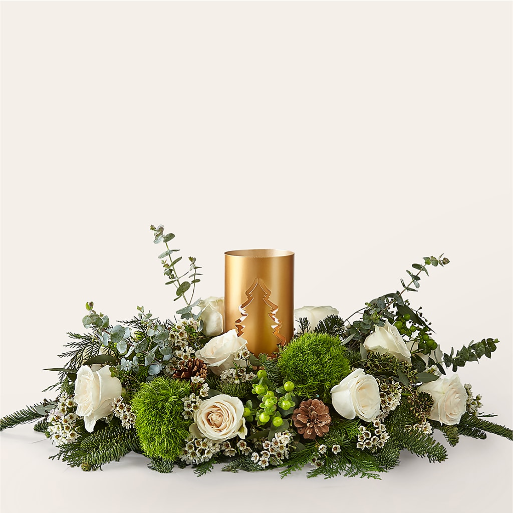 Chestnuts Roasting Centerpiece – Flowers By Helen, Forsyth GA