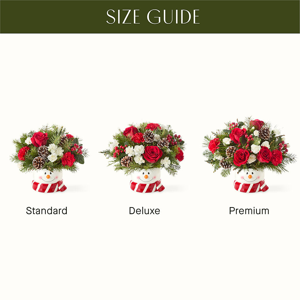 Jolly Snowman Bouquet – Flowers By Helen, Forsyth GA