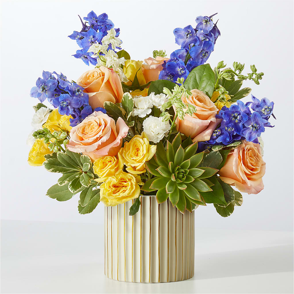 Cobalt Reverie Bouquet – Flowers By Helen, Forsyth GA