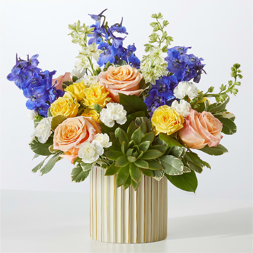 Cobalt Reverie Bouquet – Flowers By Helen, Forsyth GA
