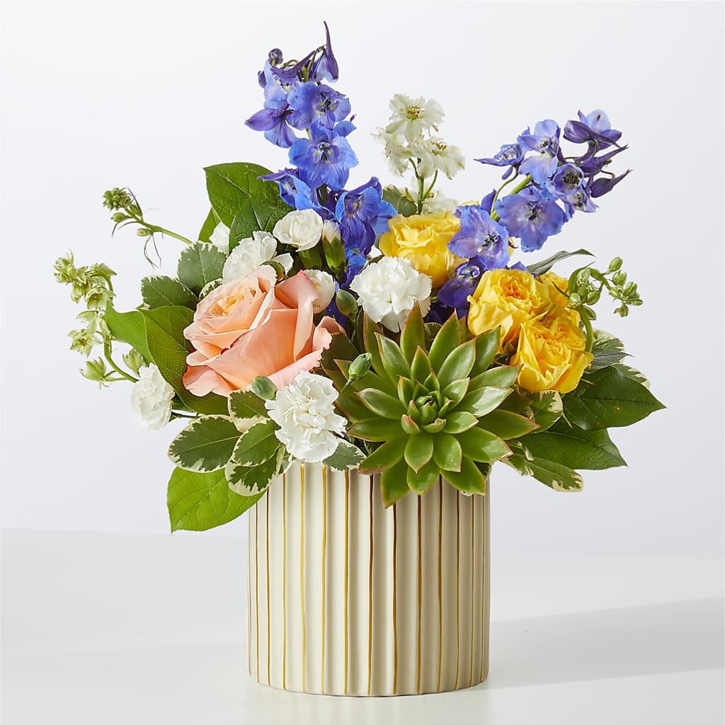Cobalt Reverie Bouquet – Flowers By Helen, Forsyth GA