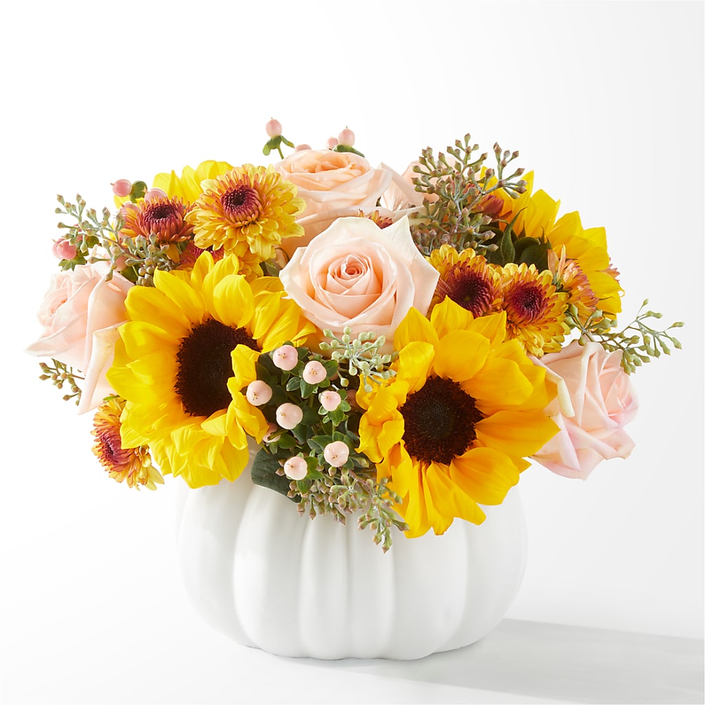 Pumpkin to Talk About Bouquet – Flowers By Helen, Forsyth GA