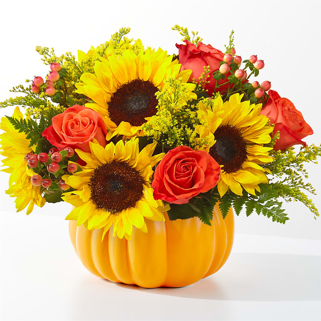 Pick of the Patch Pumpkin Bouquet – Flowers By Helen, Forsyth GA