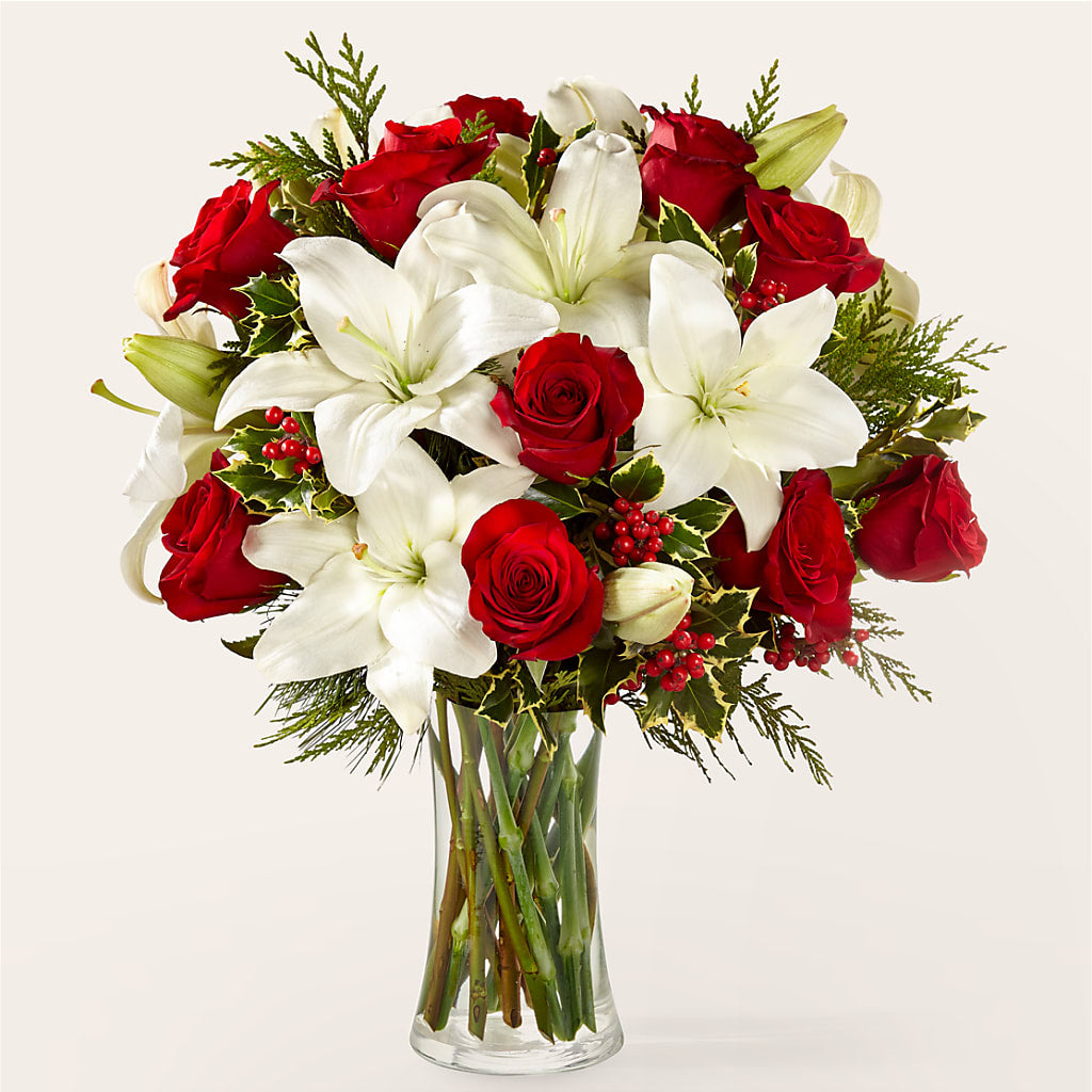 Sparkling Snowflakes Bouquet – Flowers By Helen, Forsyth GA