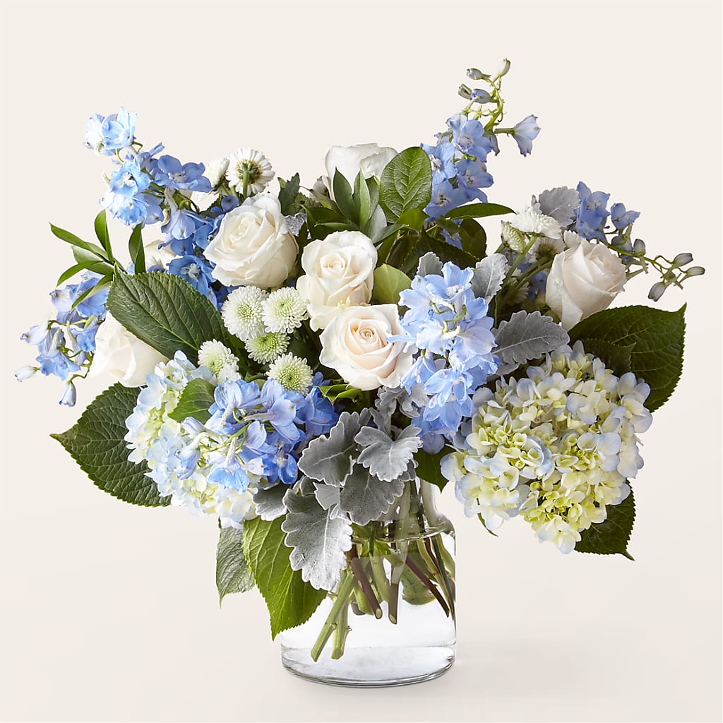 Clear Skies Bouquet – Flowers By Helen, Forsyth GA
