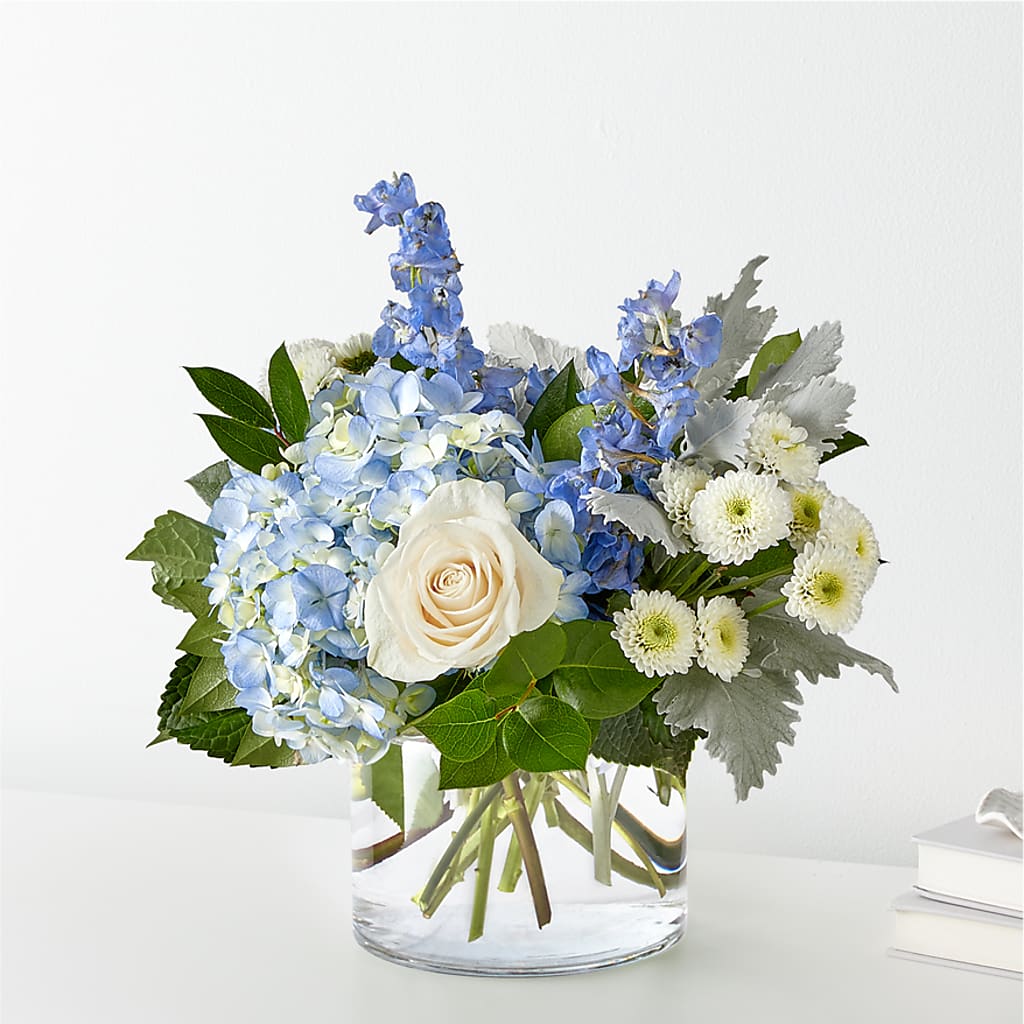 Clear Skies Bouquet – Flowers By Helen, Forsyth GA