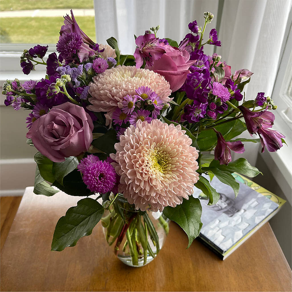 Ultraviolet Bouquet – Flowers By Helen, Forsyth GA