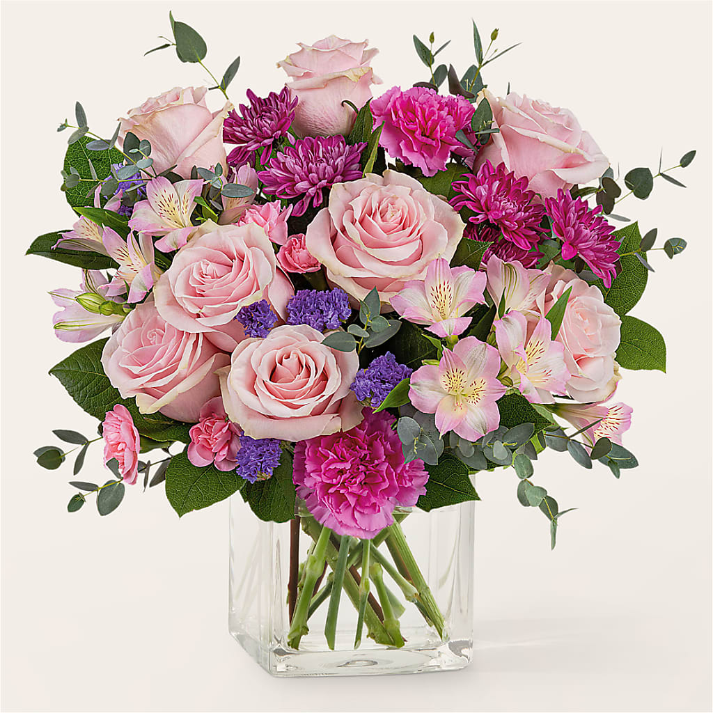 Rosy Radiance Bouquet – Flowers By Helen, Forsyth GA