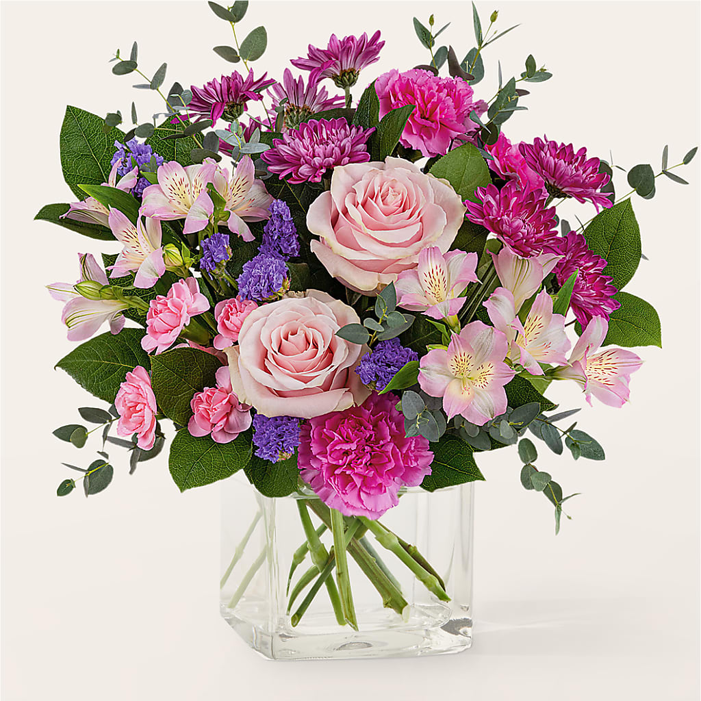 Rosy Radiance Bouquet – Flowers By Helen, Forsyth GA