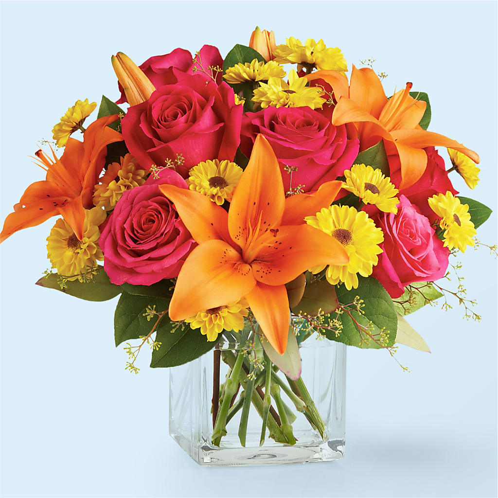 Neon Lights Bouquet – Flowers By Helen, Forsyth GA