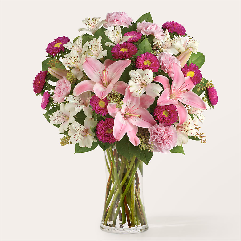 Feeling Fuchsia Bouquet – Flowers By Helen, Forsyth GA