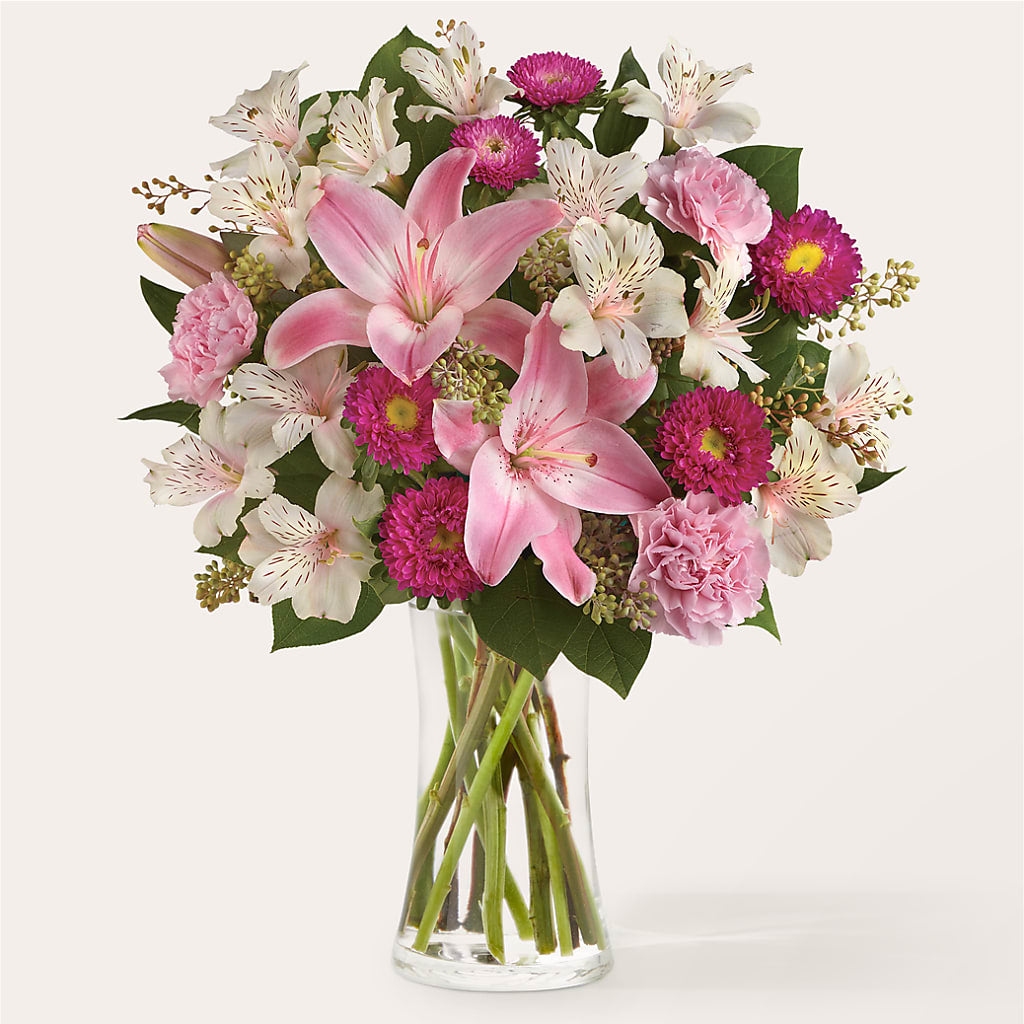 Feeling Fuchsia Bouquet – Flowers By Helen, Forsyth GA