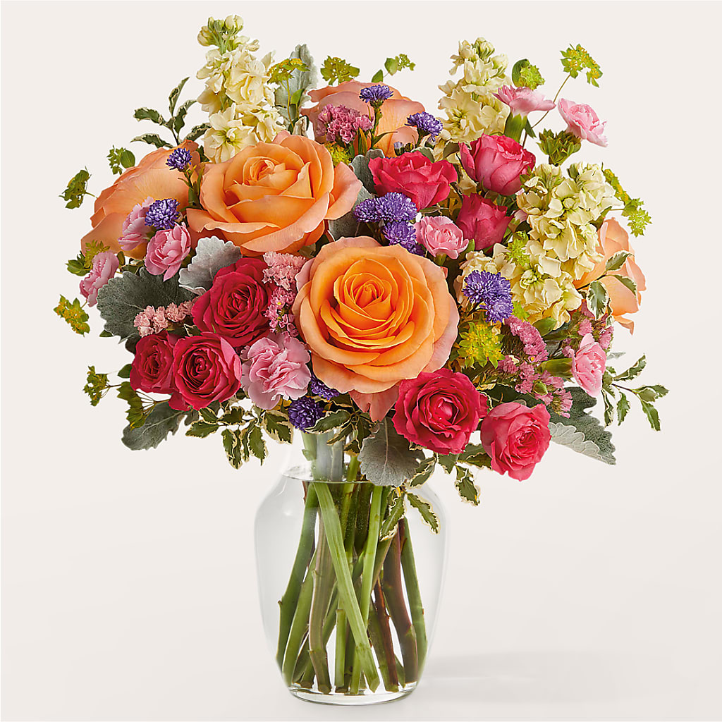Tangerine Tango Bouquet – Flowers By Helen, Forsyth GA
