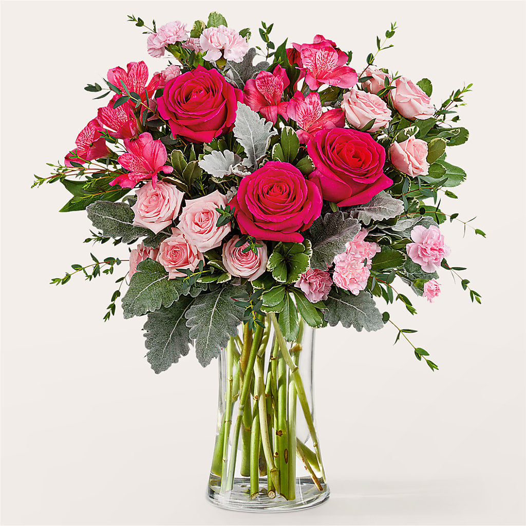 Tickled Pink Bouquet – Flowers By Helen, Forsyth GA