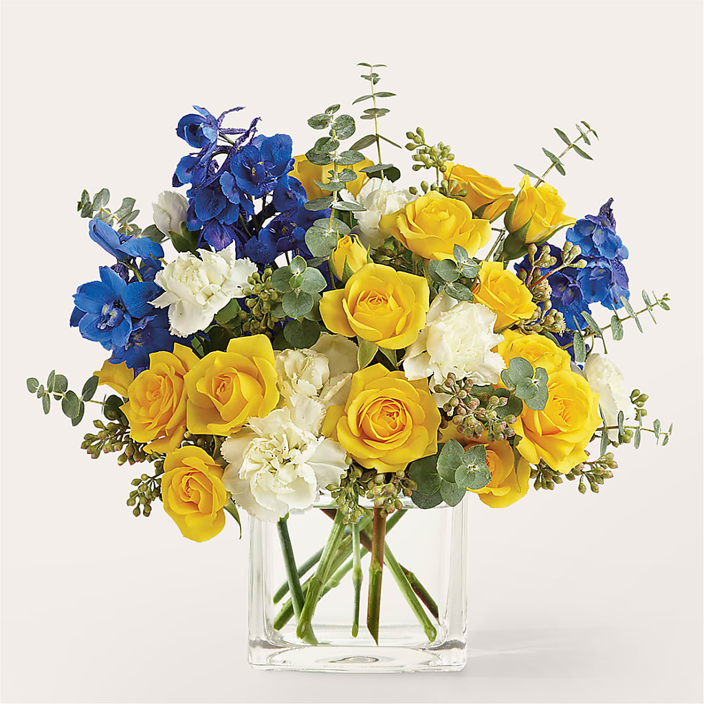 Sparkling Citrine Bouquet – Flowers By Helen, Forsyth GA