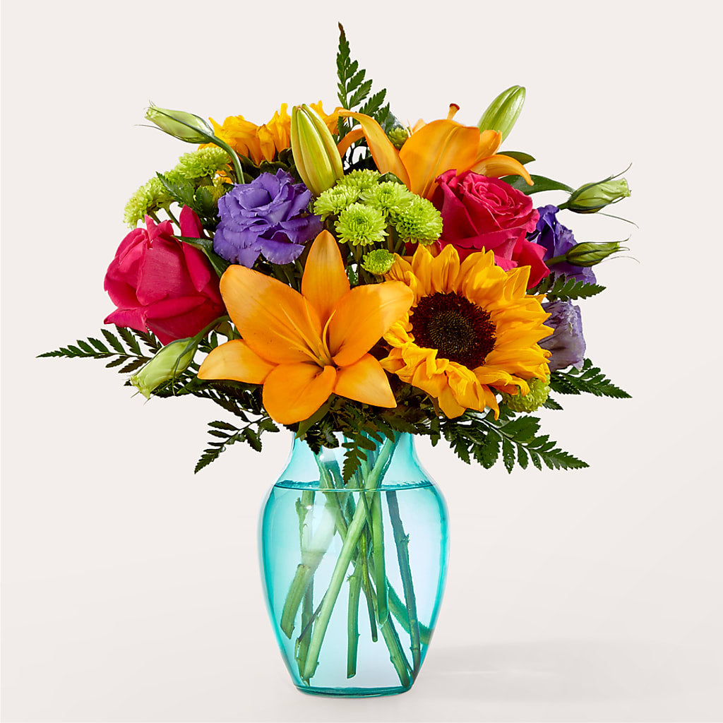Double Rainbow Bouquet – Flowers By Helen, Forsyth GA