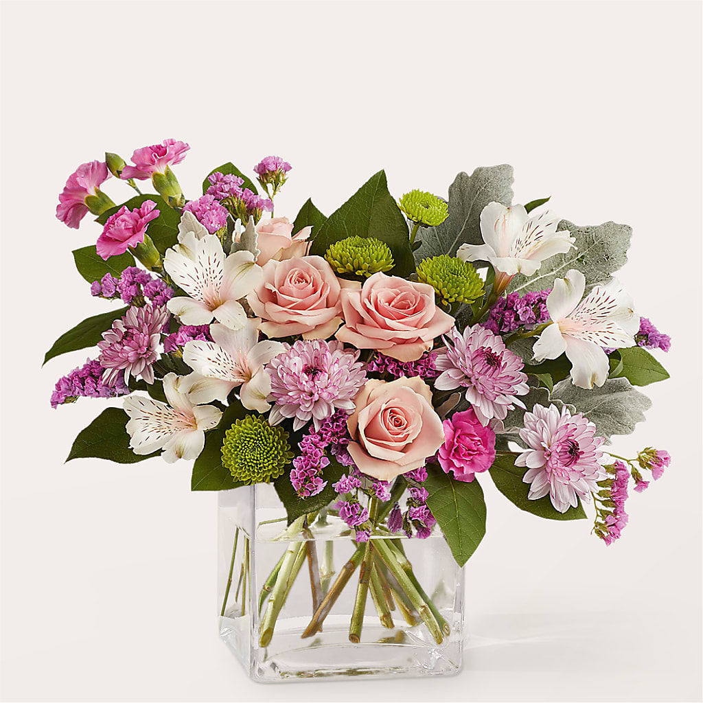Pink Suede Bouquet – Flowers By Helen, Forsyth GA