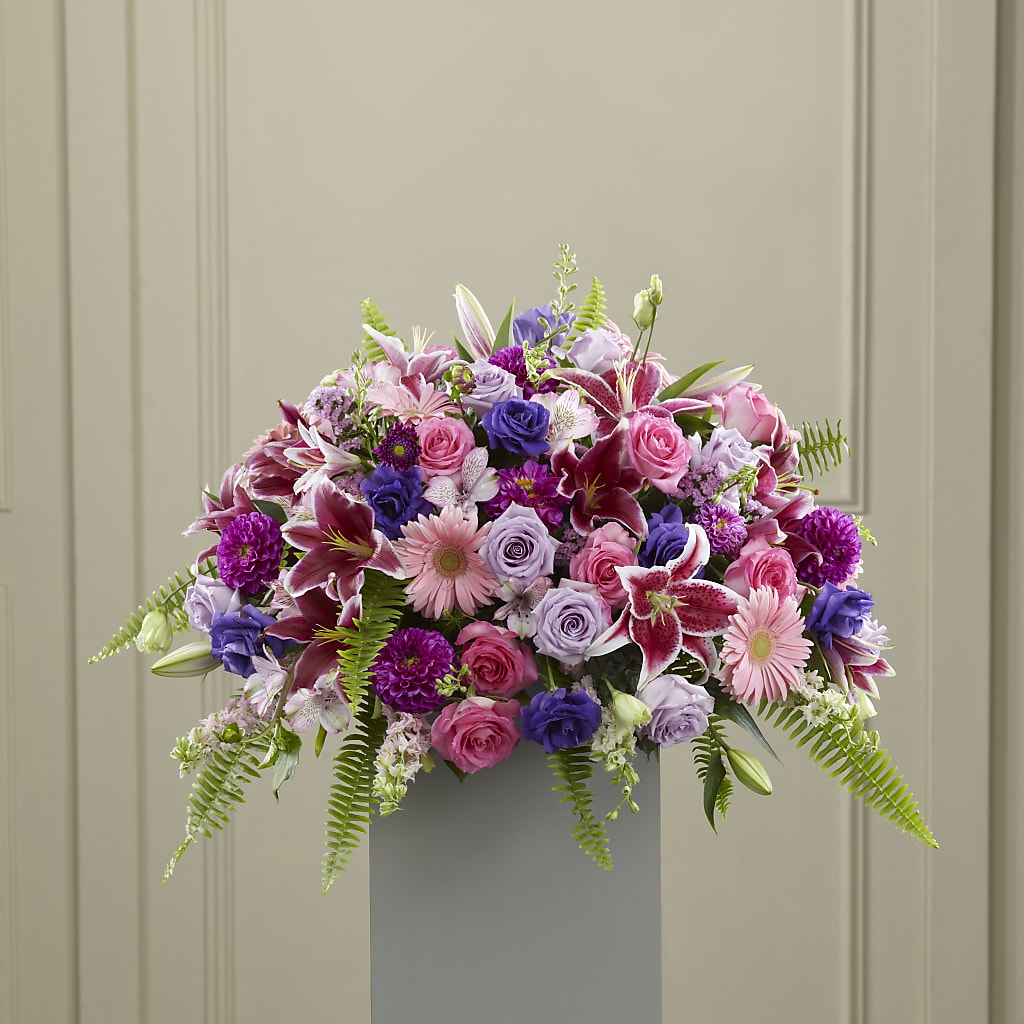 Fare Thee Well Pedestal – Flowers By Helen, Forsyth GA
