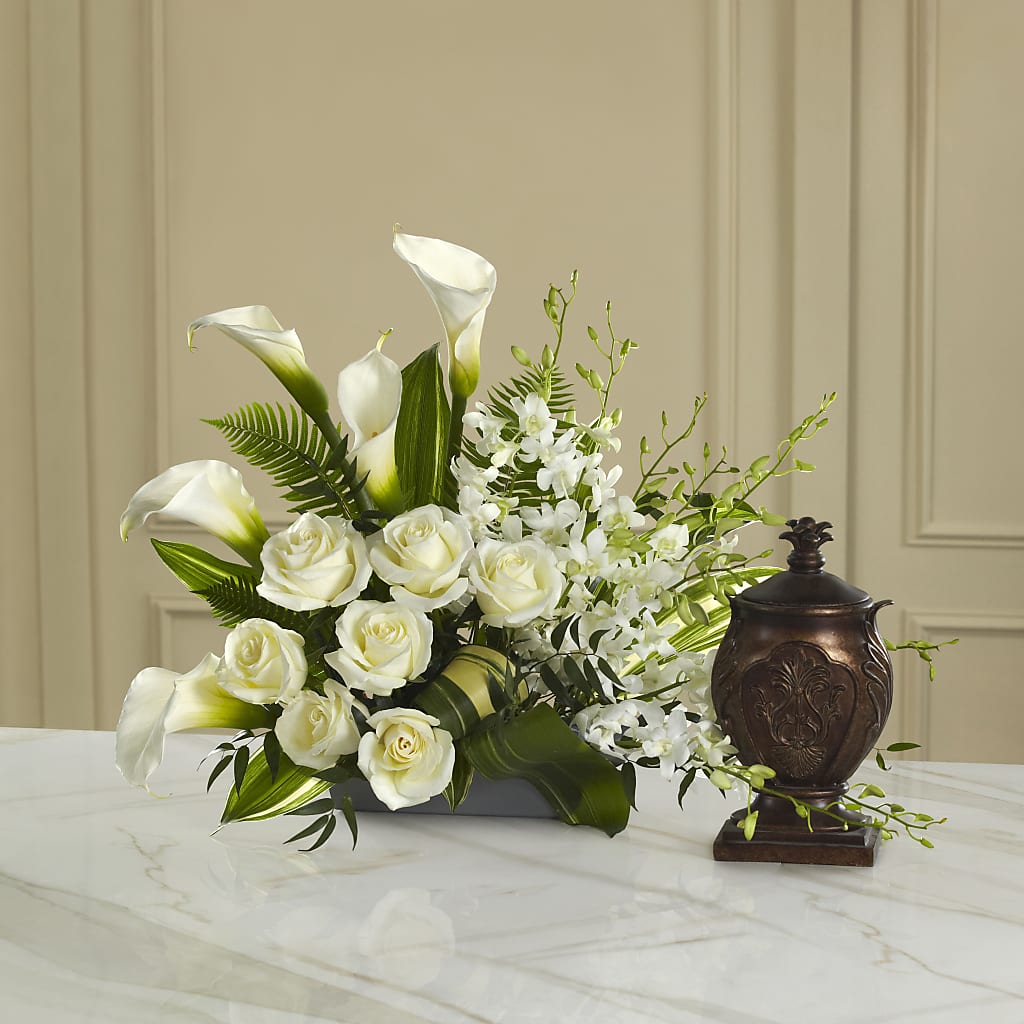 At Peace Arrangement – Flowers By Helen, Forsyth GA