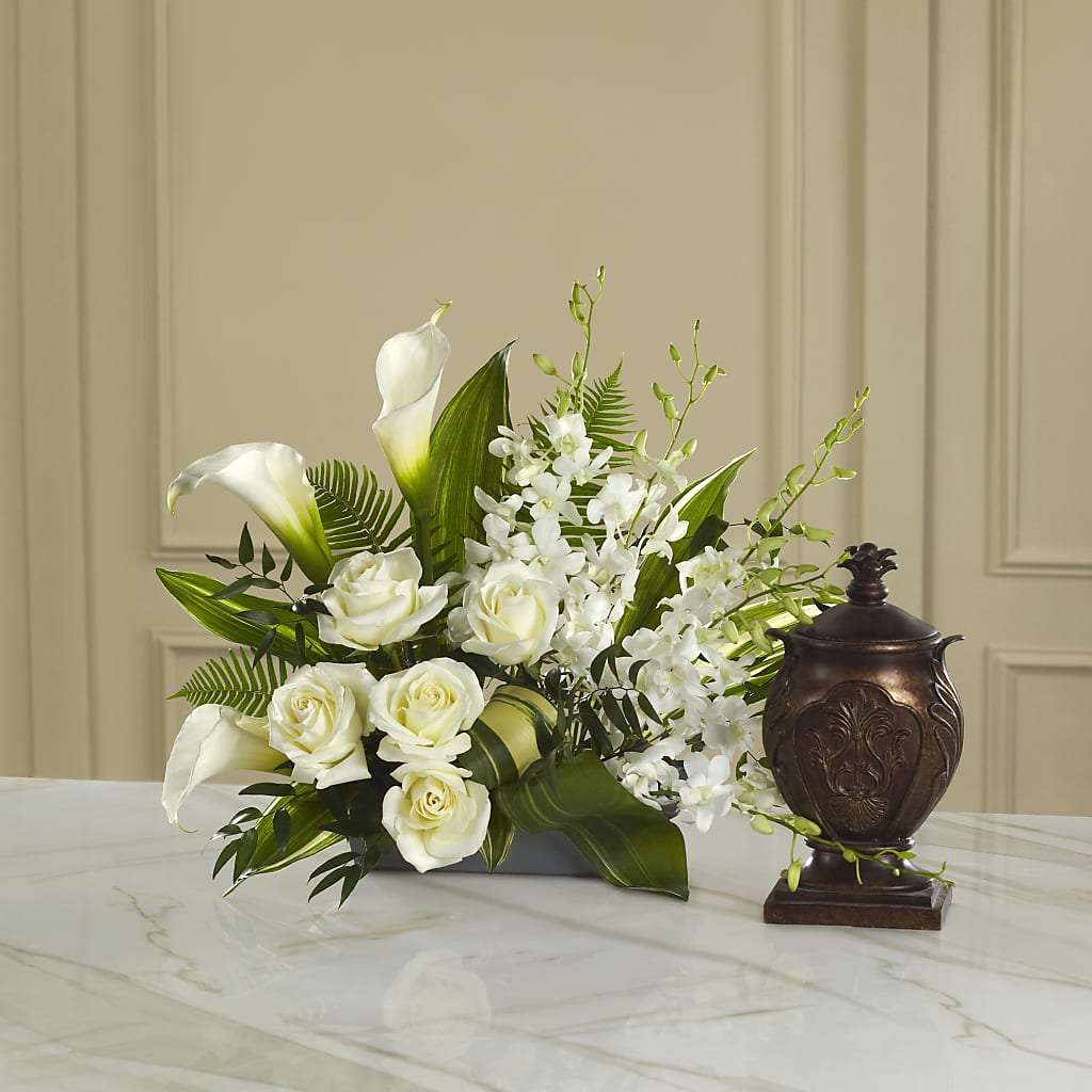 At Peace Arrangement – Flowers By Helen, Forsyth GA