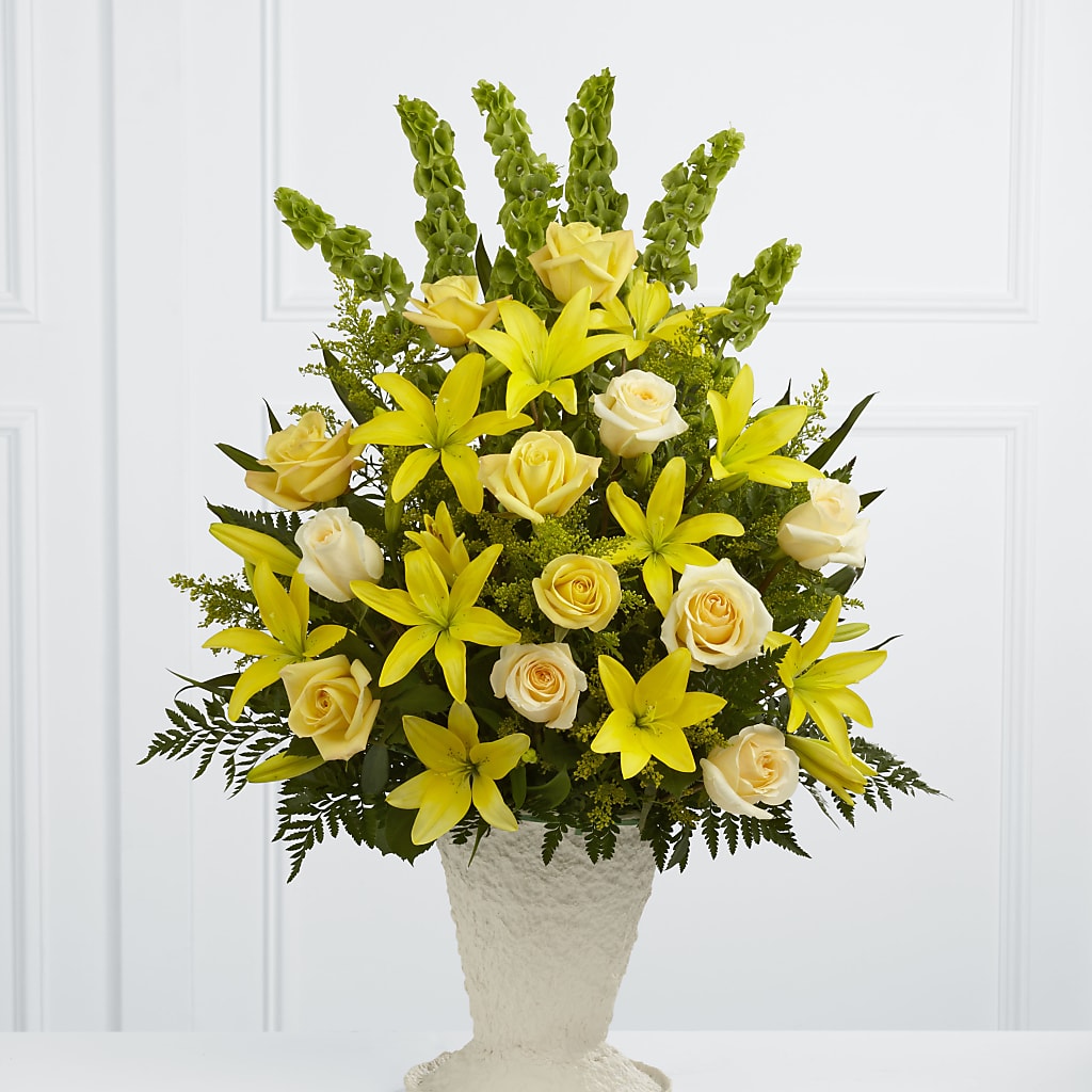 Golden Memories Arrangement – Flowers By Helen, Forsyth GA