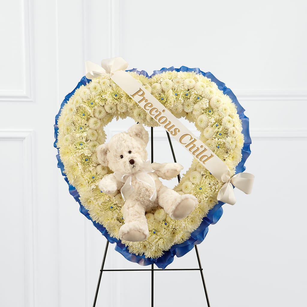 Precious Child Standing Heart – Flowers By Helen, Forsyth GA