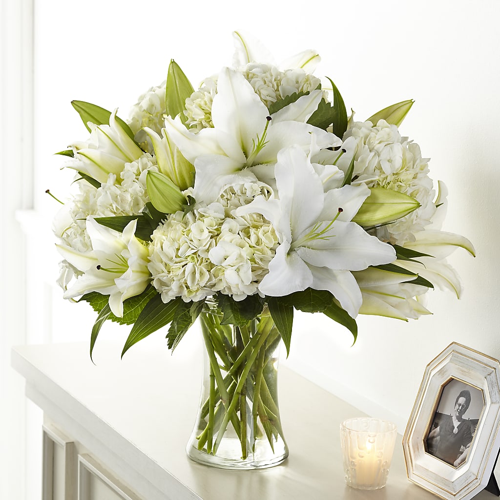 Compassionate Lily Bouquet – Flowers By Helen, Forsyth GA