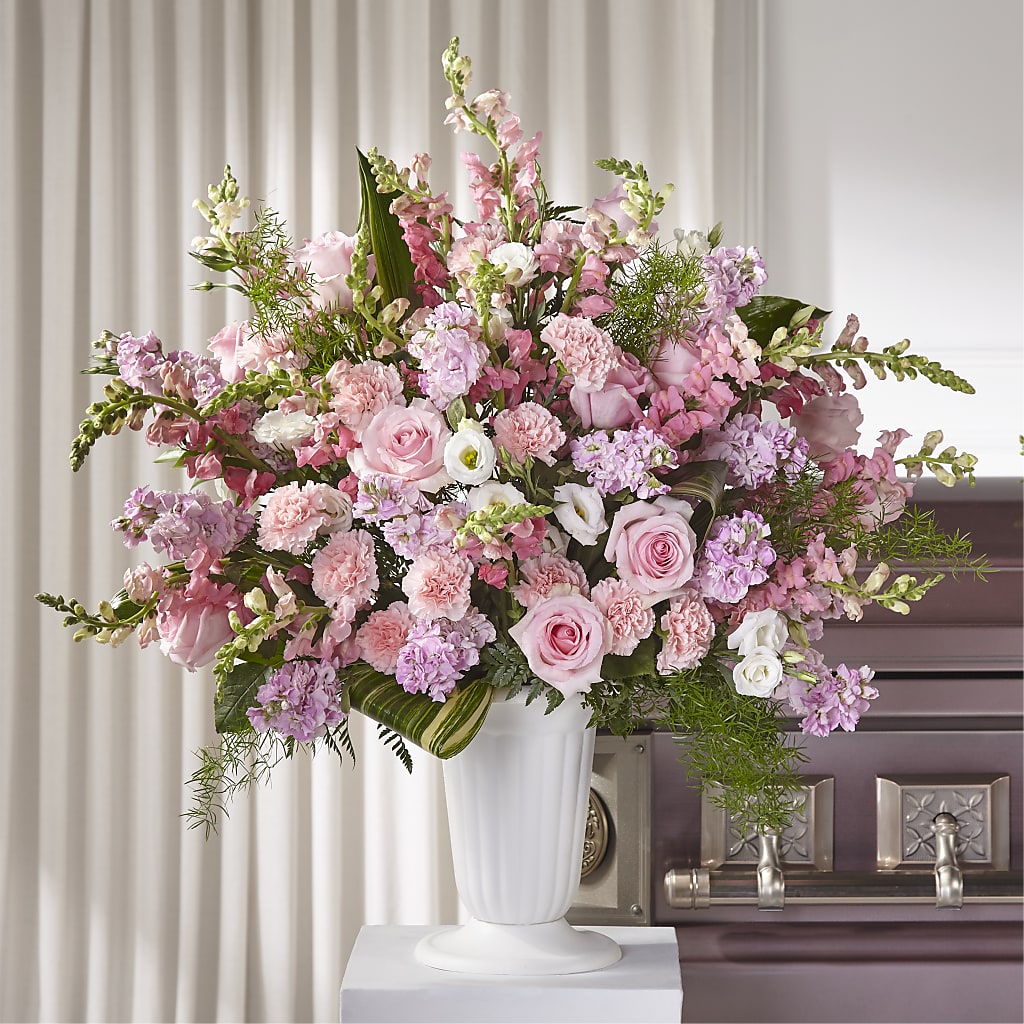Divine Comfort Arrangement – Flowers By Helen, Forsyth GA