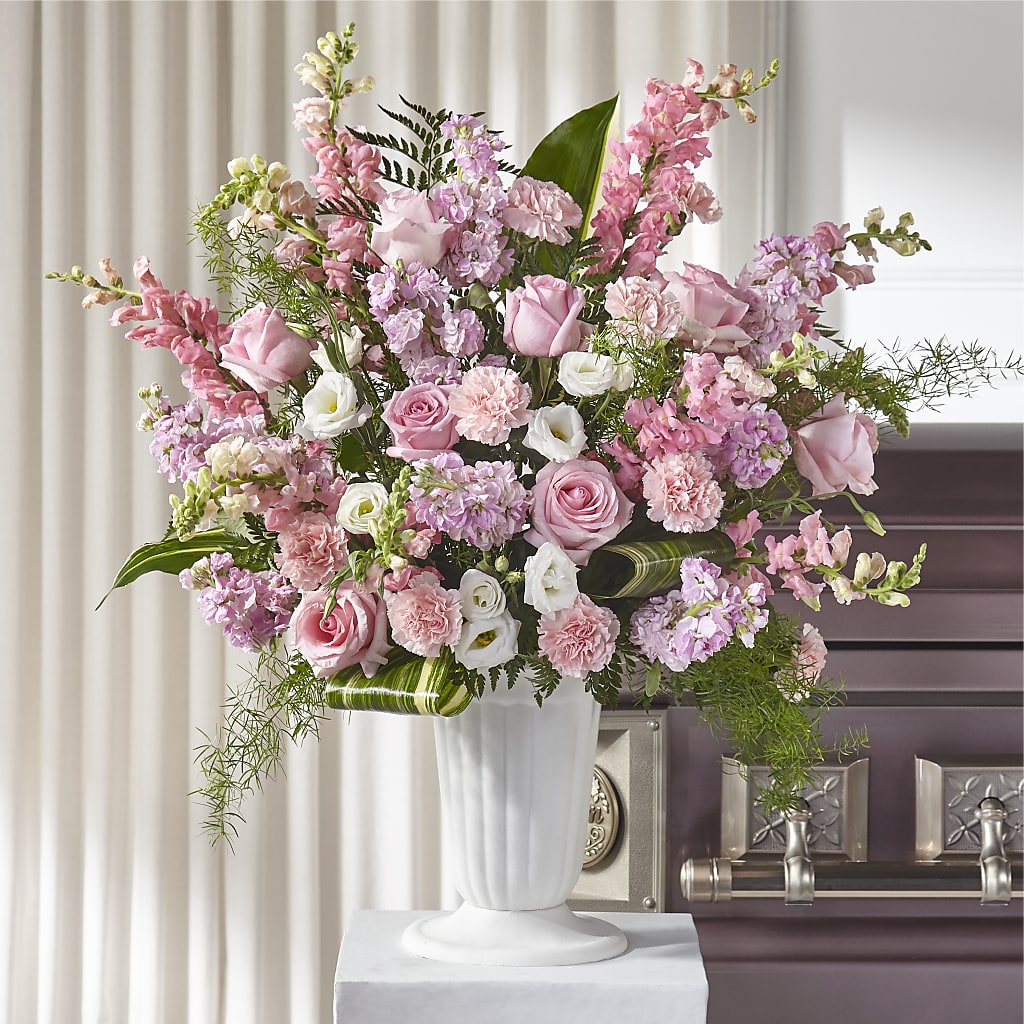 Divine Comfort Arrangement – Flowers By Helen, Forsyth GA