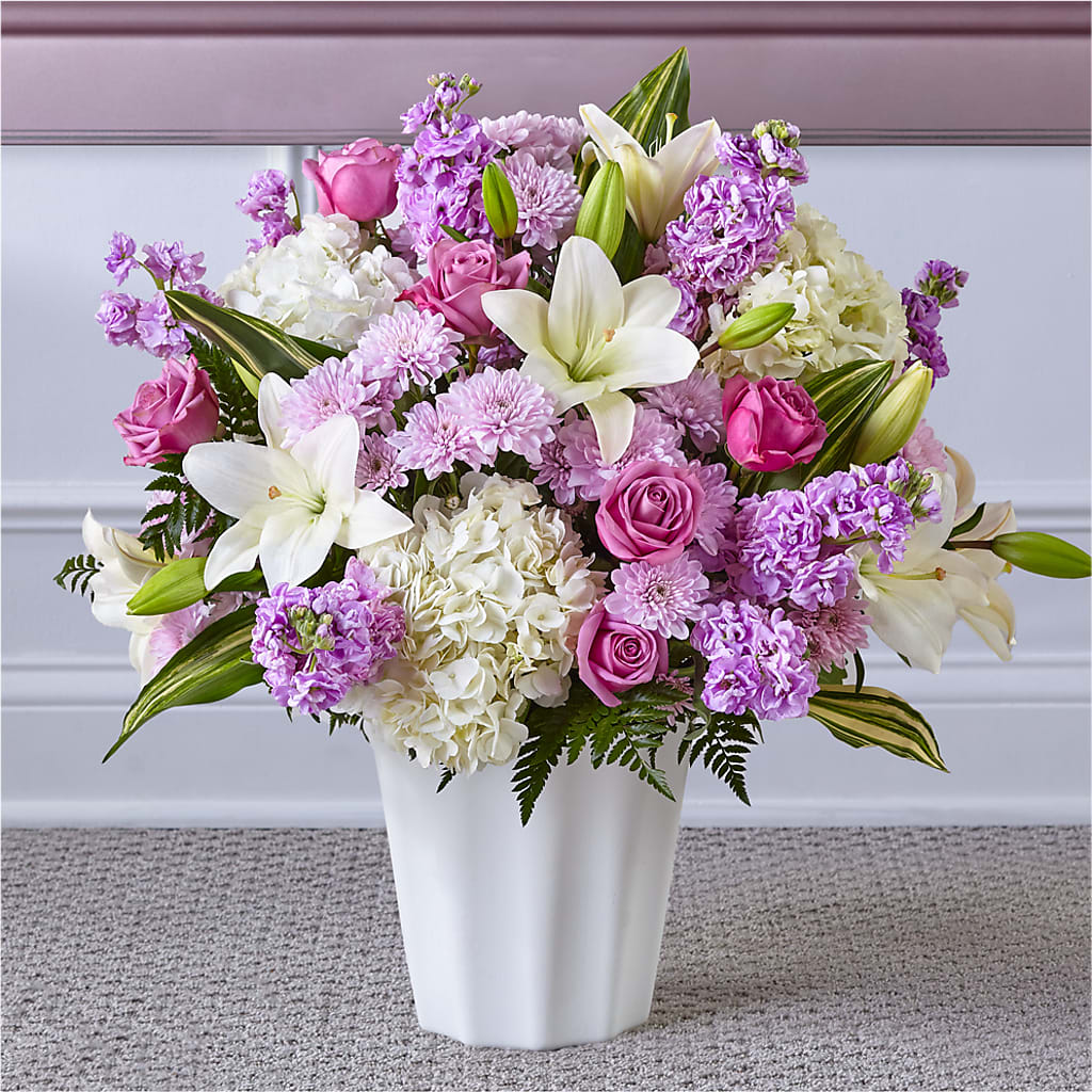 Heaven Sent Floor Basket – Flowers By Helen, Forsyth GA