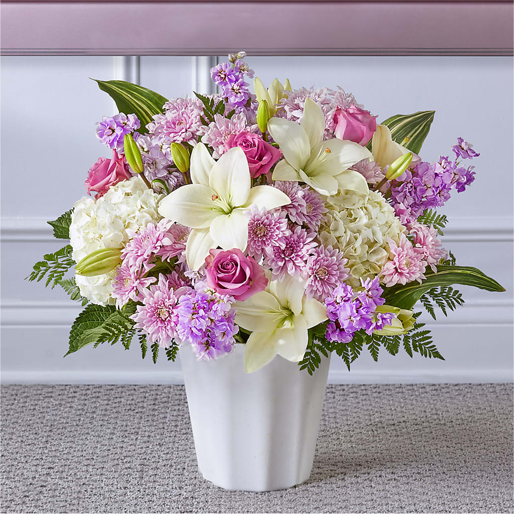 Heaven Sent Floor Basket – Flowers By Helen, Forsyth GA