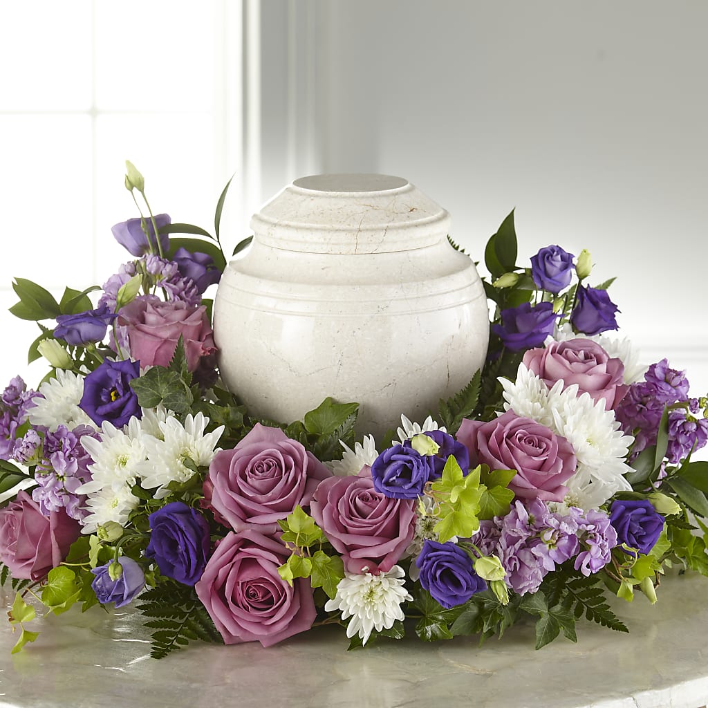Blooming Sympathy Cremation Adornment – Flowers By Helen, Forsyth GA