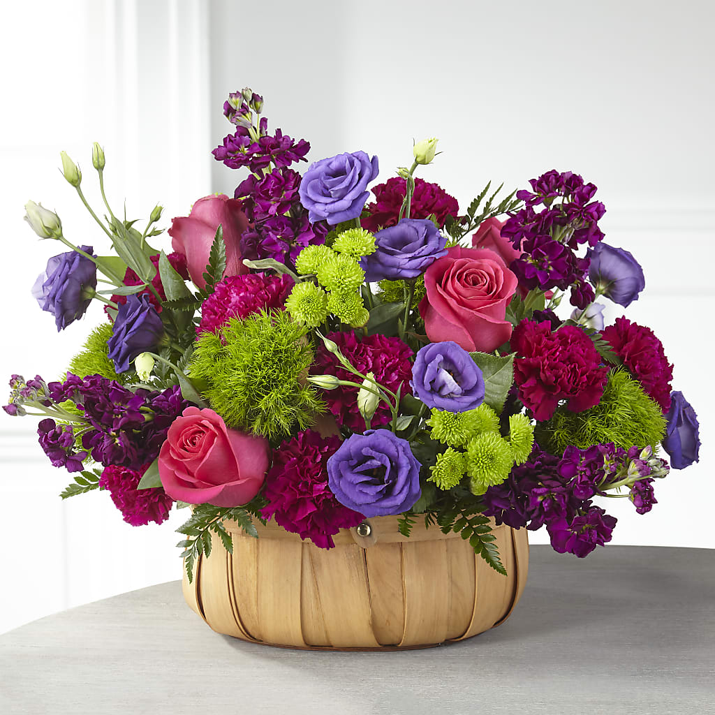 Serene Sanctuary Basket – Flowers By Helen, Forsyth GA