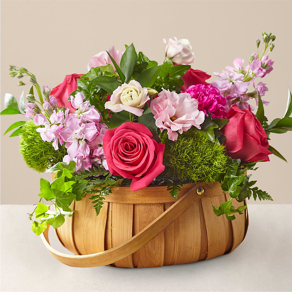 Radiance in Bloom Basket – Flowers By Helen, Forsyth GA