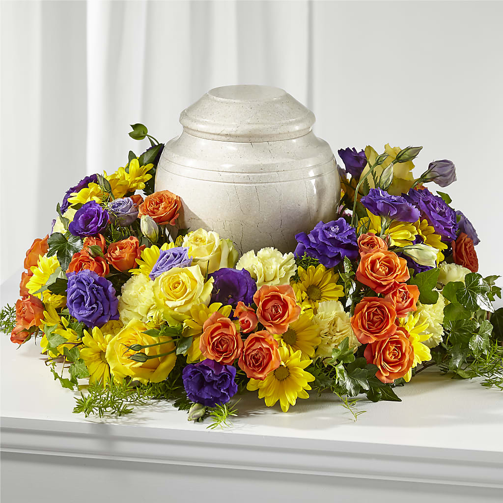 Blossoms of Remembrance Cremation Adornment – Flowers By Helen, Forsyth GA