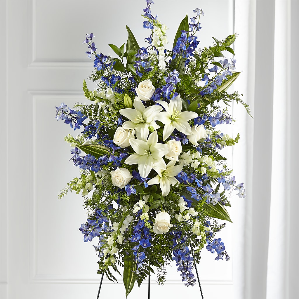 Faithful Friend Standing Spray – Flowers By Helen, Forsyth GA