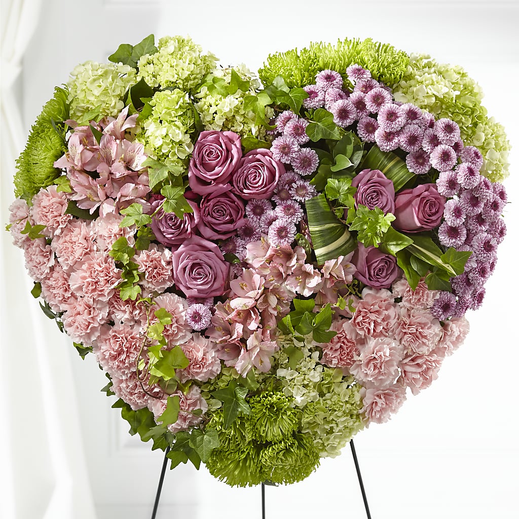 Heartwarming Standing Heart – Flowers By Helen, Forsyth GA