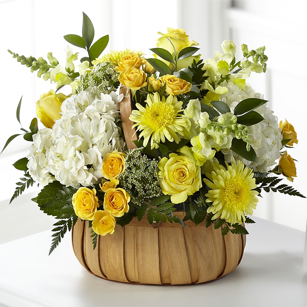 Rustic Remembrance Basket – Flowers By Helen, Forsyth GA