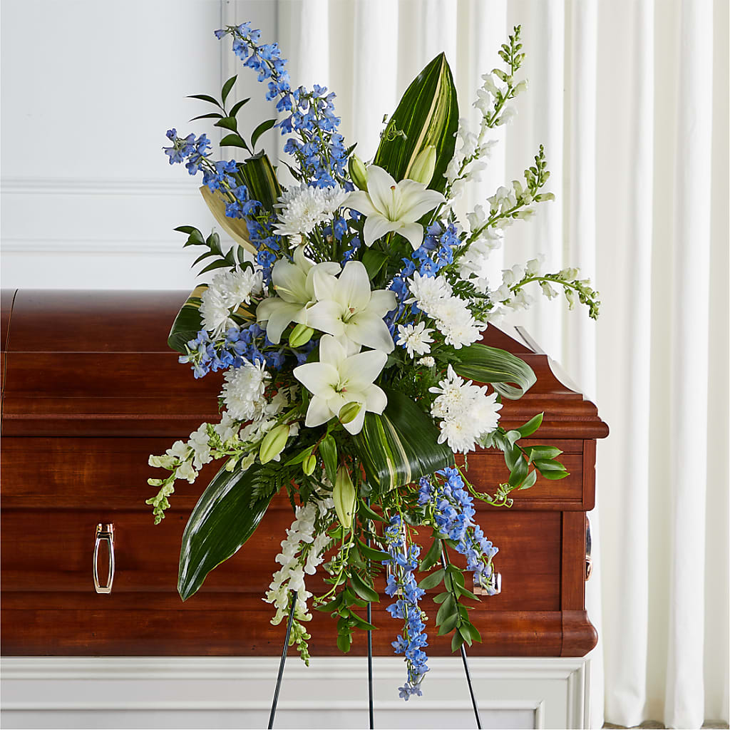 Eternal Impressions Standing Spray – Flowers By Helen, Forsyth GA