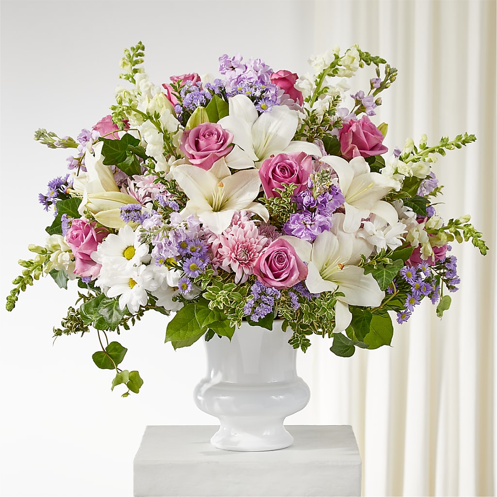 Remarkable Life Urn Arrangement – Flowers By Helen, Forsyth GA