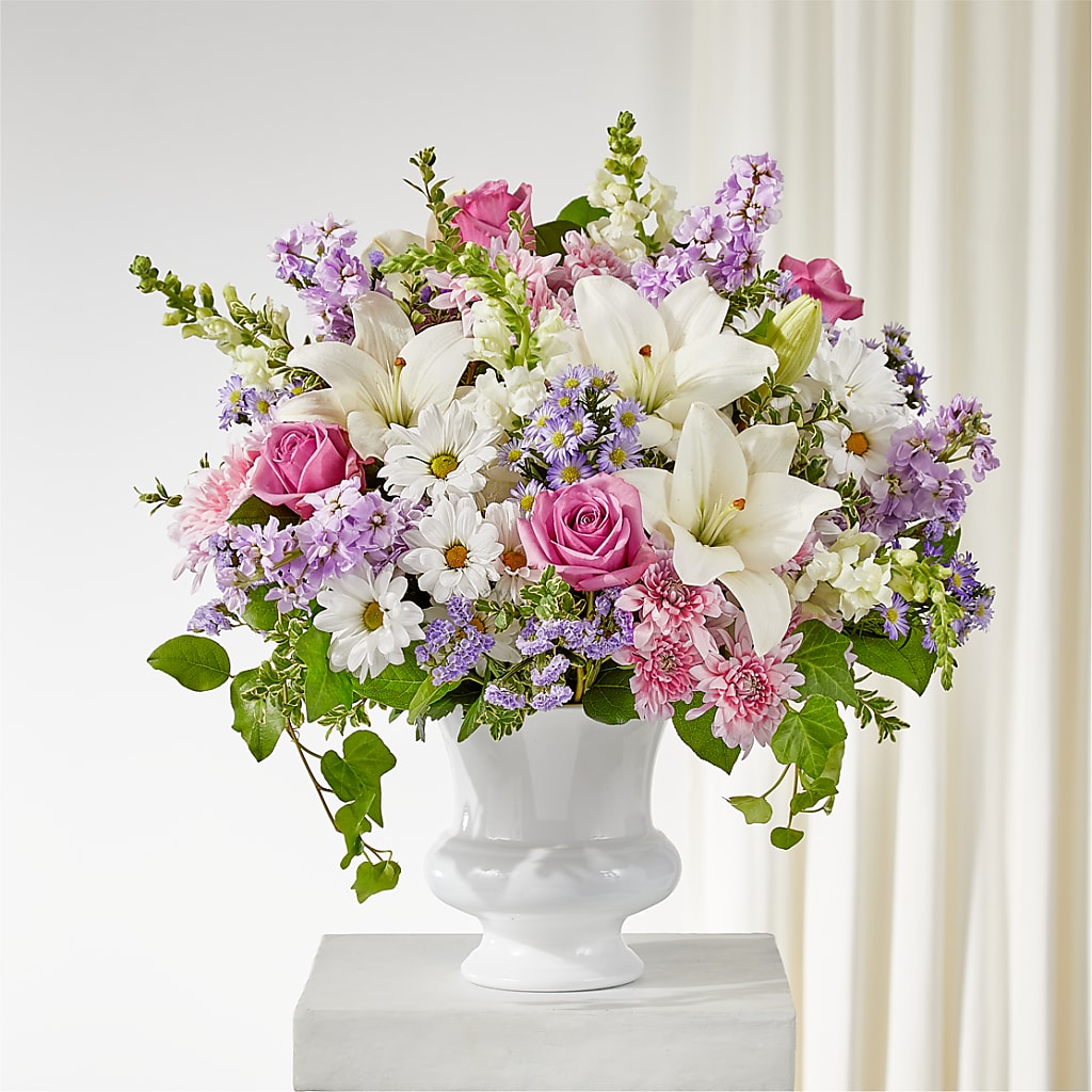 Remarkable Life Urn Arrangement – Flowers By Helen, Forsyth GA
