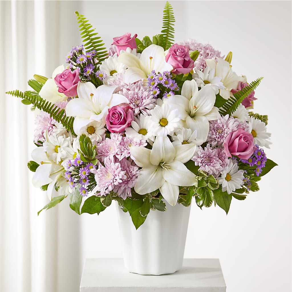 Warmest Thoughts Tabletop Basket – Flowers By Helen, Forsyth GA