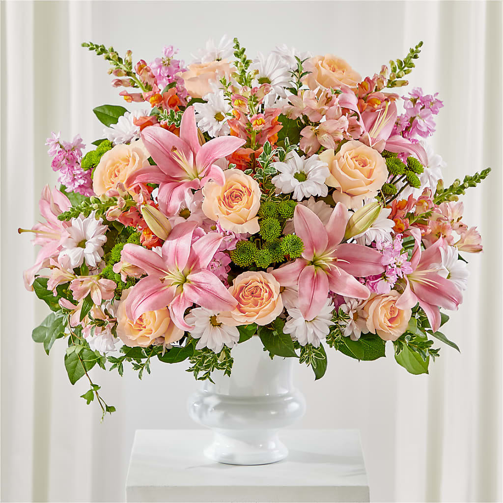 Heartfelt Gesture Urn Arrangement – Flowers By Helen, Forsyth GA
