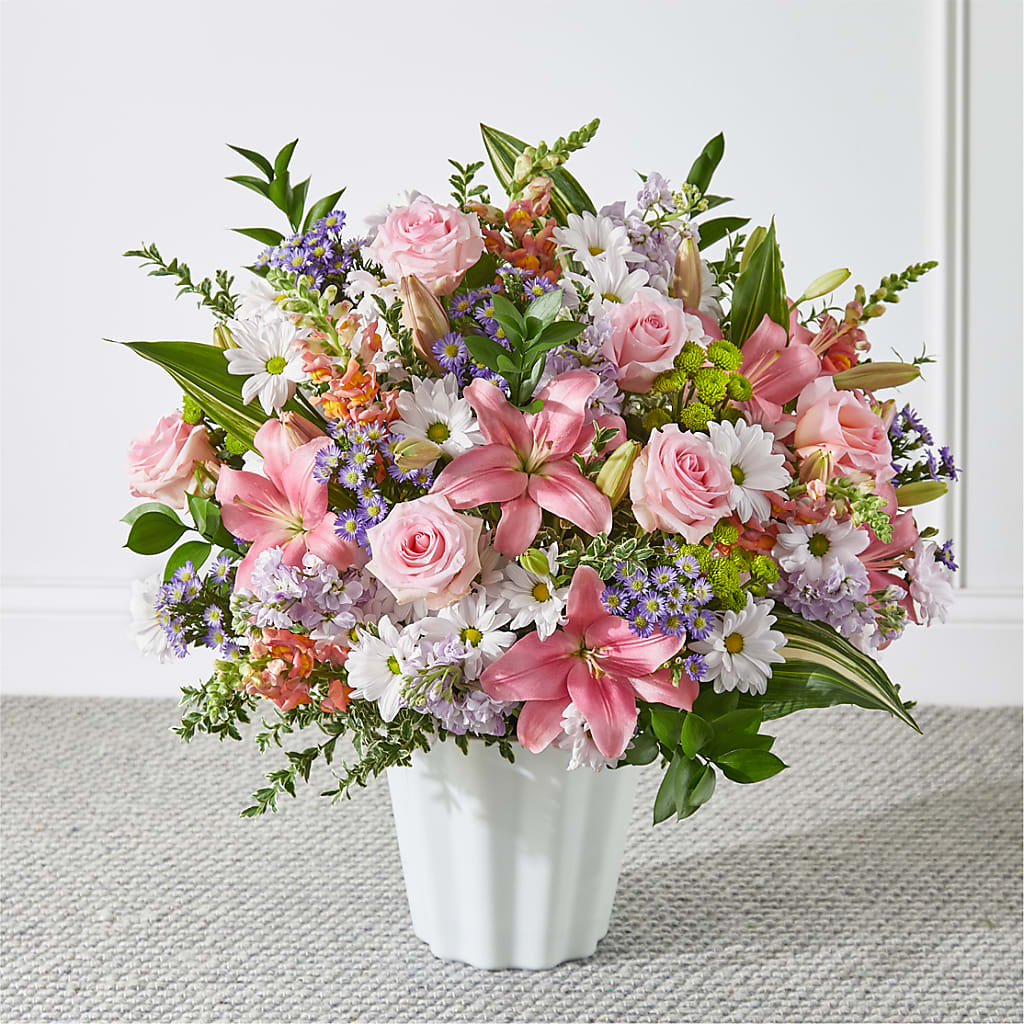 Abundant Compassion Floor Basket – Flowers By Helen, Forsyth GA
