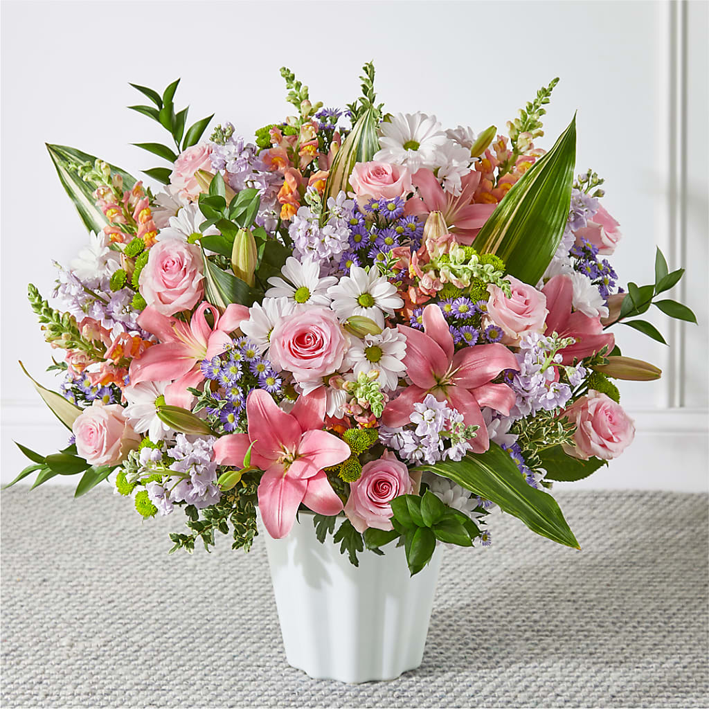 Abundant Compassion Floor Basket – Flowers By Helen, Forsyth GA