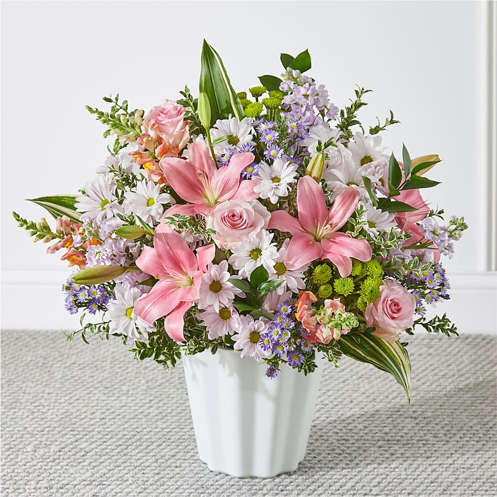 Abundant Compassion Floor Basket – Flowers By Helen, Forsyth GA